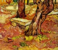 The Stone Bench in the Garden at Saint Paul Hospital Vincent van Gogh